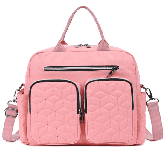 Diaper Bag Tote,AILKIN Baby Diaper Bag with 3 Insulated Pockets Adjustable Shoulder Strap Dry & Wet Compartment Large Capacity Bag Maternity Mommy Travel Diaper