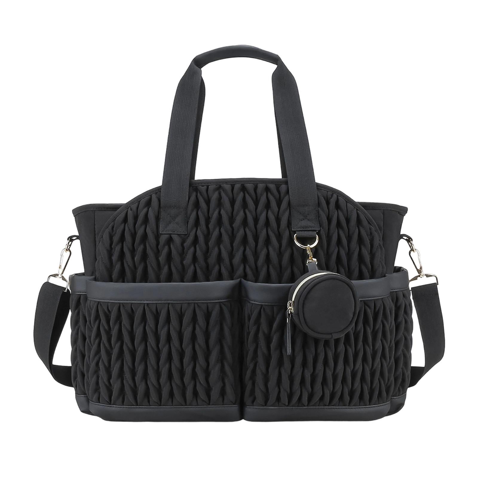 Diaper Bag Tote Baby Changing Bag Nappy Organizer Large Capacity Polyester for Mom Dad Travel Picnic