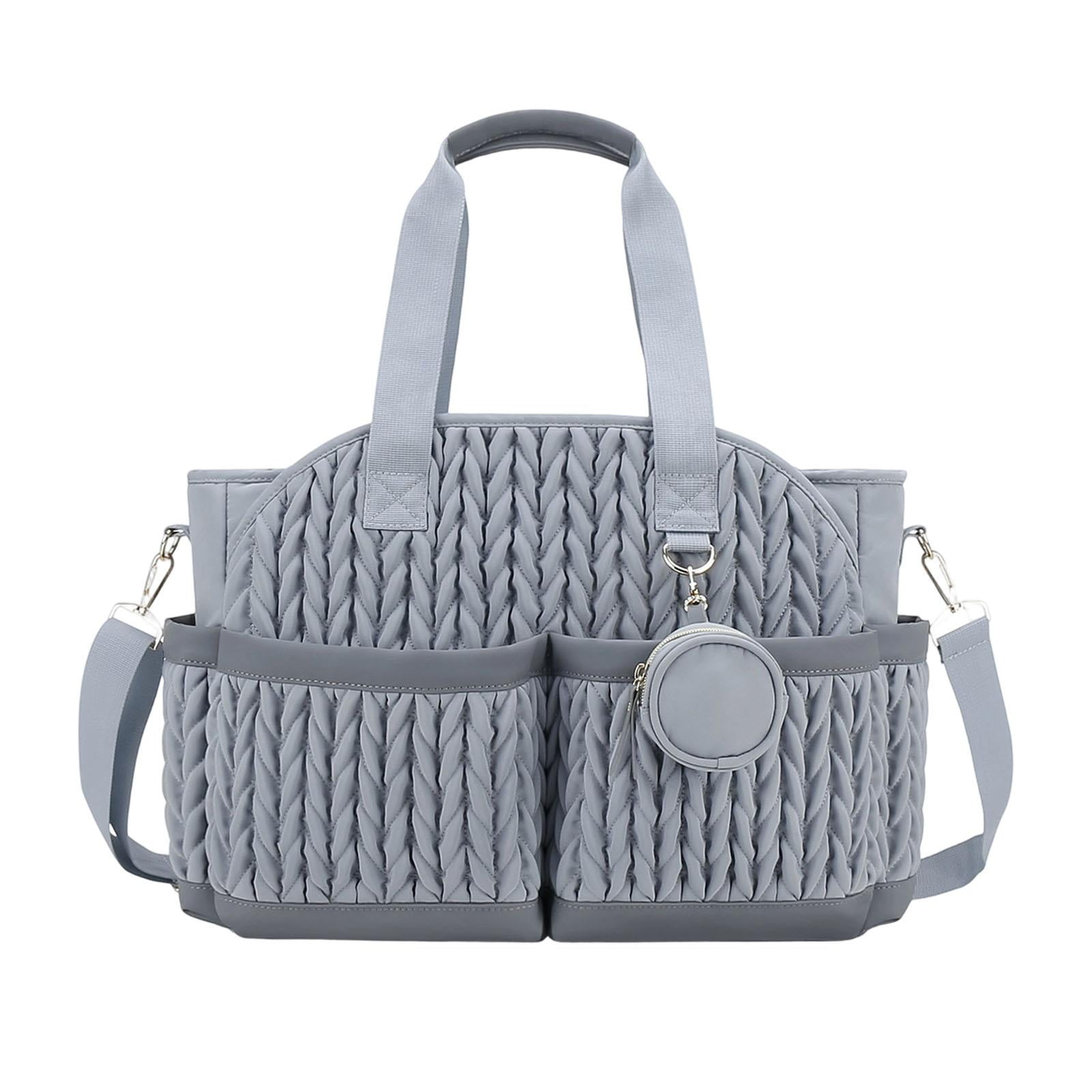 Diaper Bag Tote Baby Changing Bag Versatile Storage Large Capacity for Mom Dad Travel Picnic