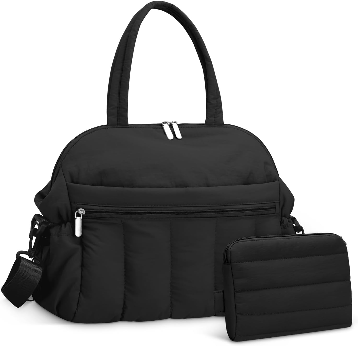 Diaper Bag Tote, Puffer Diaper Tote Bags body Hospital Bag Travel Large Mommy Bag, with Pacifier Case