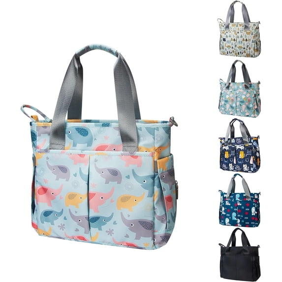 Diaper Bag Tote Satchel Waterproof Messenger Diaper Bags for Mom and Dad Multifunction Large Travel Tote Bags