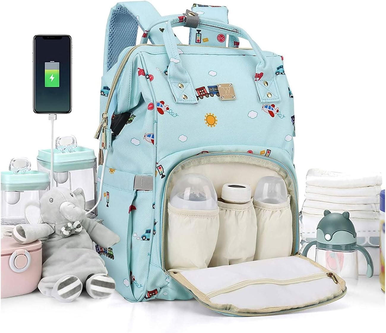 Cute boy diaper best sale bags