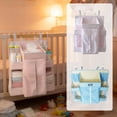 thumbnail image 1 of Diaper Caddy, Hanging Diaper Organizer, Adult Storage Organizer, Washable Diaper Holder, Multifunctional Hanging Bag, Nursery Organizer, Crib Organizer, Adult Changing Station with Pockets, 1 of 7