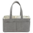 thumbnail image 1 of Diaper Caddy Organizer for Baby Nursery, Felt Storage Basket with Handles for Diapers, Wipes, Toys & Baby Essentials, Car Organizer, Oatmeal, 1 of 9
