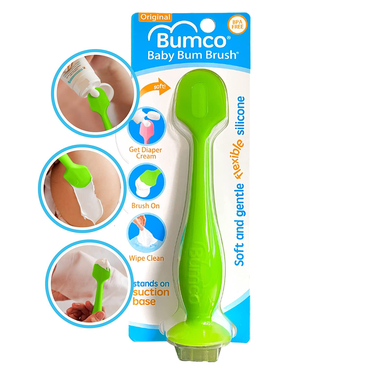 Diaper Cream Spatula Baby Bum Brush for Butt Paste Diaper Cream