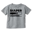 thumbnail image 1 of Diaper Loading Cute Computer Humor Toddler Boy Girl T Shirt Infant Toddler Brisco Brands 4T, 1 of 6