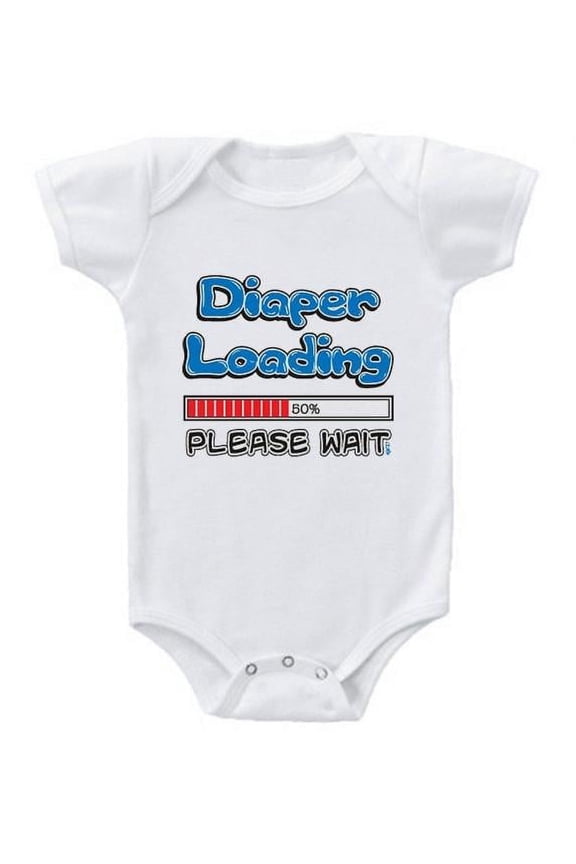 Diaper Loading Funny Baby Romper