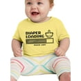thumbnail image 1 of Diaper Loading Please Wait T-Shirt Infant -Smartprints Designs,  24 Months, 1 of 4