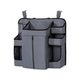 thumbnail image 1 of Diaper Organizer for Changing Table and Crib - Nursery Diaper Stacker Hanging Caddy for Baby Essentials Dark Gray, 1 of 6