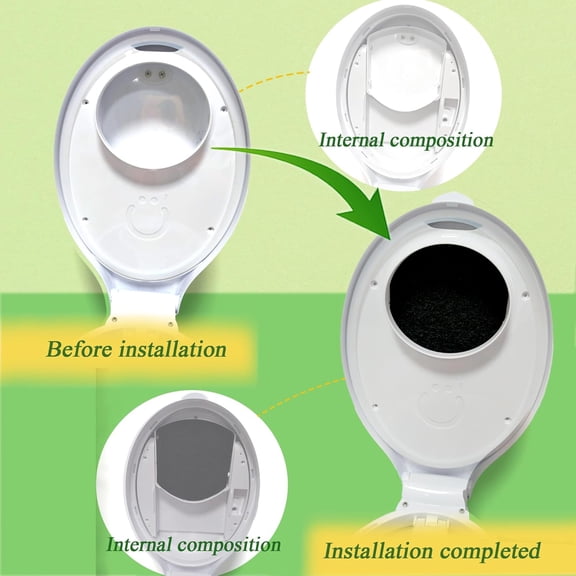 Diaper Pail Deodorizers Activated Charcoal Filter Refills Compatible with Ubbi Diaper Pail | 6 Pack Carbon Filter | Precise fit | Thickened | Natural, Odor Eliminator, Keep Home Fresh