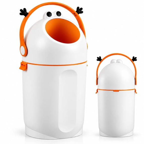 Diaper Pail, Odor Locking Diaper Bin, Works with Regular Trash Bags ...