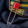 thumbnail image 1 of Diaper Pins, Pins Specifically Designed For Cloth Diapers, Heavy-Duty Stainless Steel Baby Safety Pins, Pins With Plastic Heads And Safety Locks, 1 of 6
