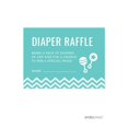 thumbnail image 1 of Diaper Raffle Diamond Blue Chevron Baby Shower Games, 30-Pack, 1 of 1