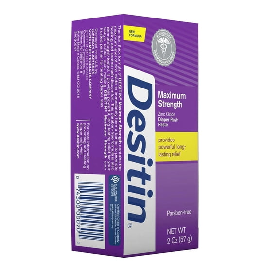 Diaper Rash Treatment Desitin Maximum Strength 2 oz. Tube Scented Paste (EA/1)