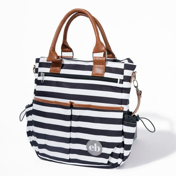 Diaper Tote Bag | Leather Diaper Bag with Crossbody Strap | Tote Bag