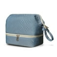 thumbnail image 1 of Diaper Tote Bag - Small Breast Pump Bag Double Layer Cooler Bag Wet Bag Pump Parts Organizer Bag Hand Carry Case Weekender Bag, 1 of 6