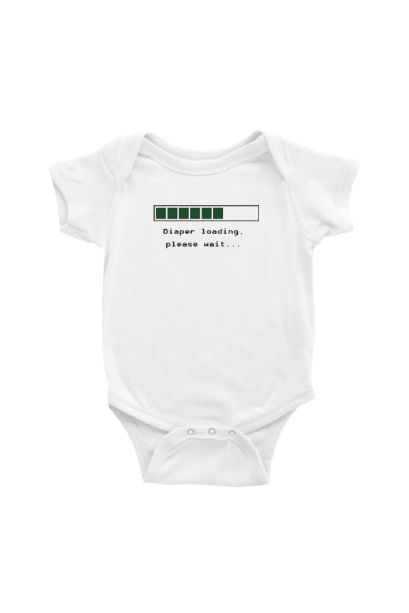 Diaper loading,please wait... Cute Baby Bodysuit Boy Girl Unisex Baby Clothes