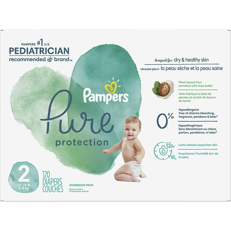 Pure Protection Diapers Size 4, 88 Count