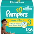 Diapers Size 3, One Month Supply (168 Count), Ultra Soft Disposable