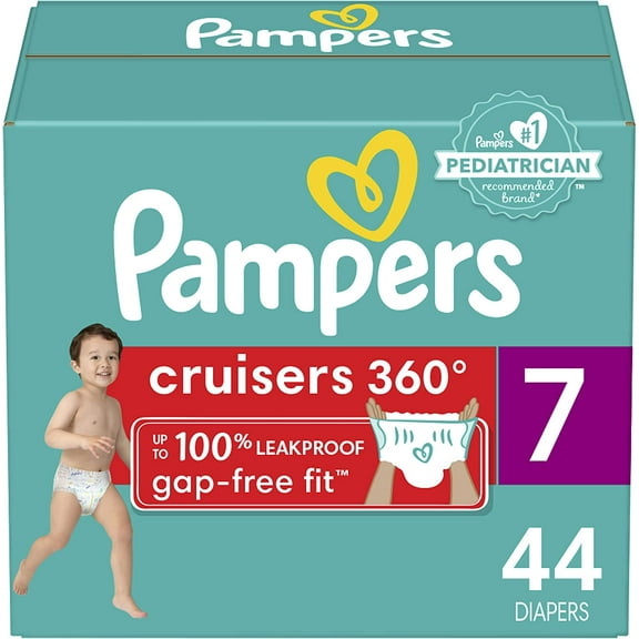 Pampers Cruisers 360 Diapers Size 7 44 Count