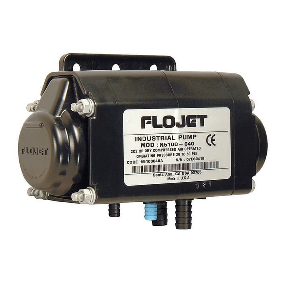 Diaphragm Pump, Air Operated, Acetal, 120F