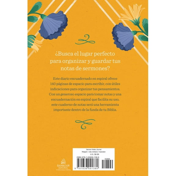 Diario de Notas de Sermones (Spiral-Bound)