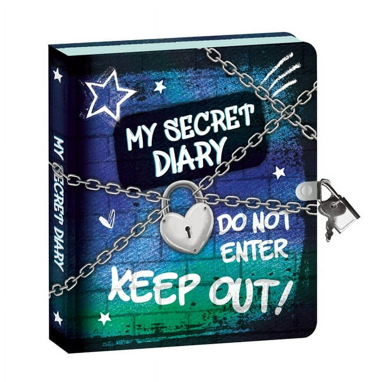 Diary: Lock &amp; Key: My Secret Keep Out Diary (Other) - Walmart.com
