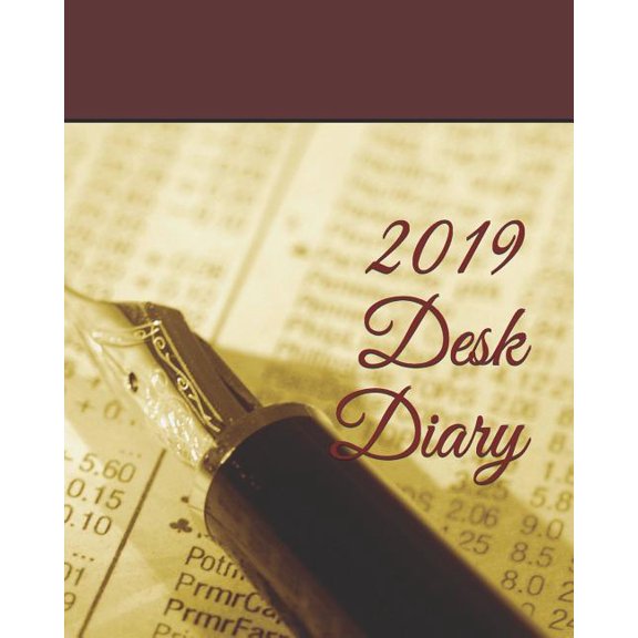 Diary - Plain & Simple: 2019 Desk Diary (Series #1) (Paperback)