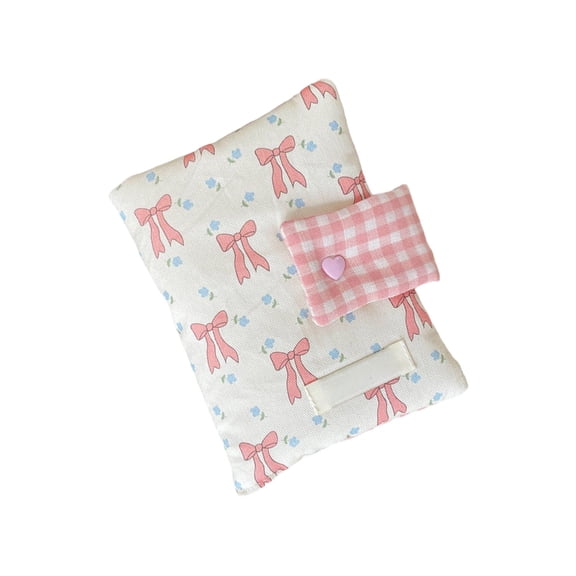 Diary Protective Case Lovely Bows Book Cover Flower Print Notebook Cover