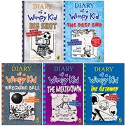 Diary of a Wimpy Kid By Jeff Kinney Book 12-16 Collection Set - Age 7-12 - Paperback