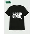 thumbnail image 1 of Diary of A Wim-py Kid Loded Diper Logo T-shirt  Casual Print, Comfortable and Versatile, Letter Pattern Pure Cotton 220g Printed T-shirt 100%  Cotton, 1 of 18