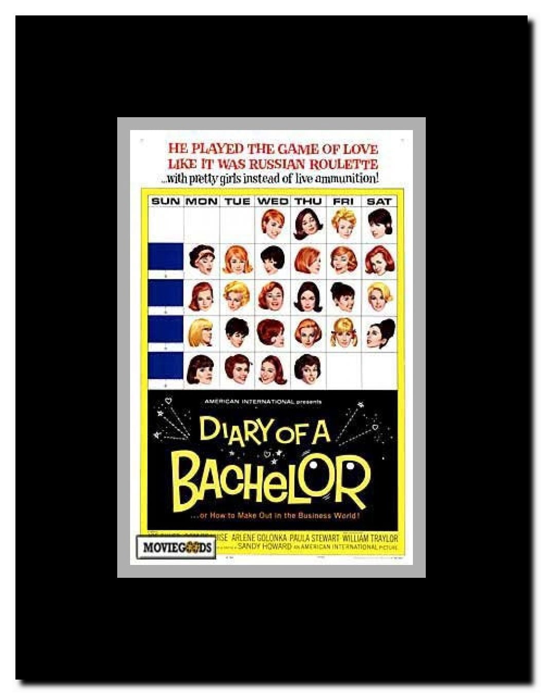 Diary of a Bachelor Framed Movie Poster