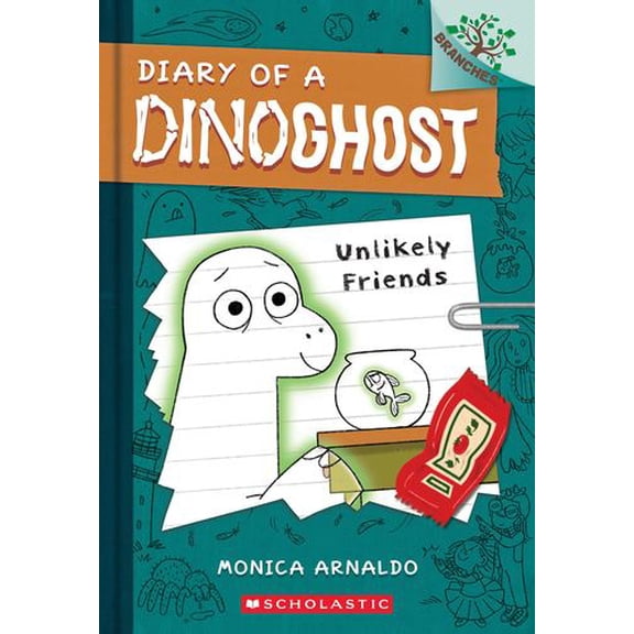 Unlikely Friends: A Branches Book (Diary of a Dinoghost #1)