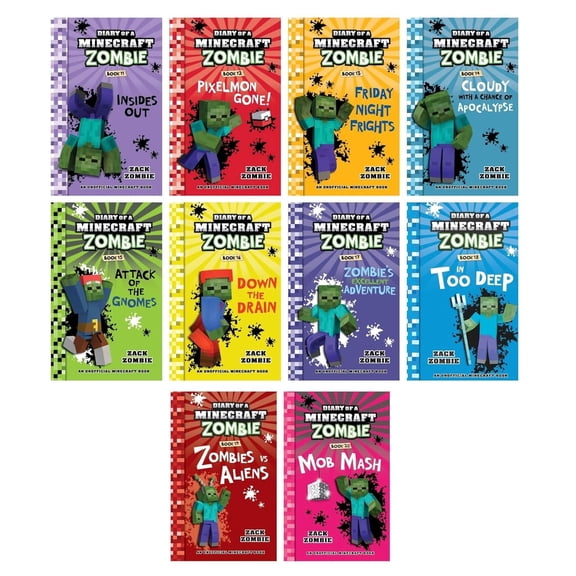 Diary of a Minecraft Zombie: Collection Set  Books 1120 by Zack Zombie