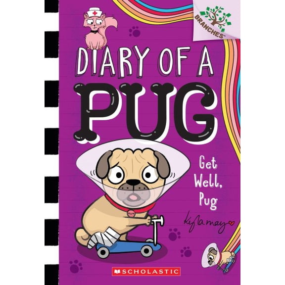 Pre-Owned Diary of a Pug: Get Well, Pug: A Branches Book (Diary of a Pug #12) (Paperback)
