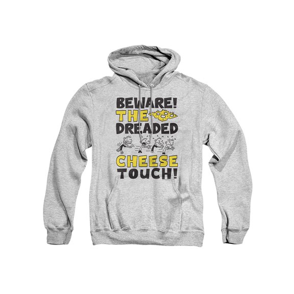 Diary of a Wimpy Kid Beware Of The Cheese Touch Unisex Adult Pull-Over Hoodie (3X-Large) Athletic Heather