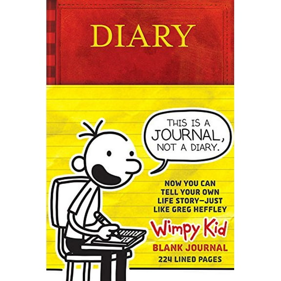 Pre-Owned Diary of a Wimpy Kid Blank Journal, by Jeff Kinney, (Paperback), Kids & Family, English