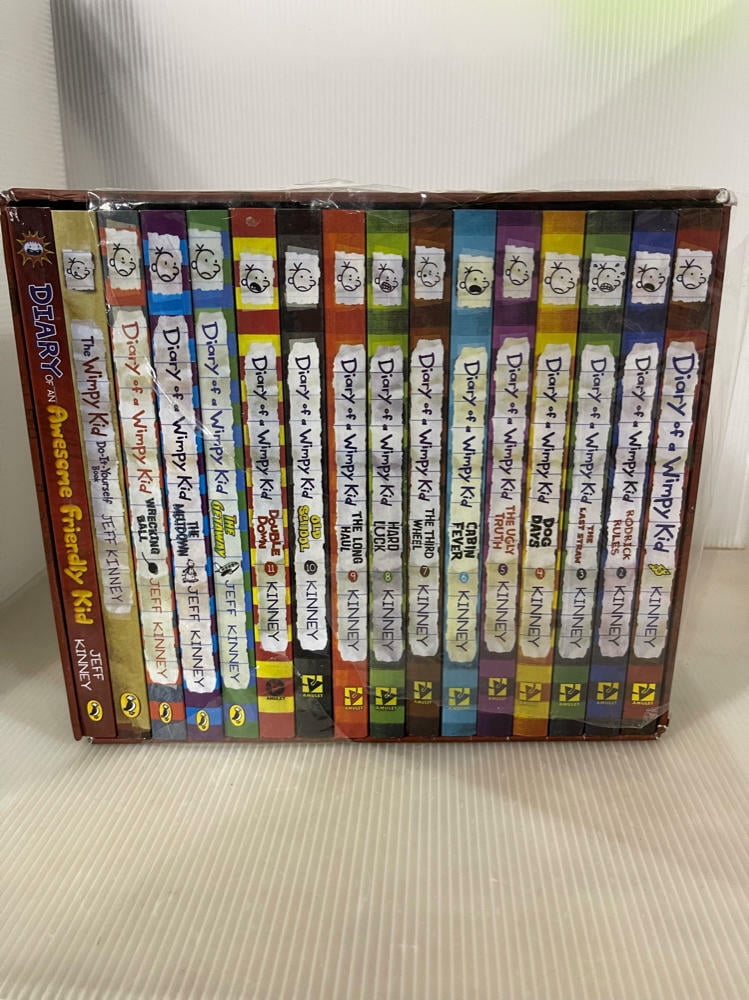 Diary of a Wimpy Kid Box of Books (Books 1-16) - Walmart.com