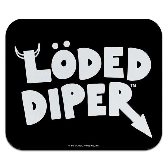 Diary of a Wimpy Kid Loded Diper Low Profile Thin Mouse Pad Mousepad