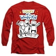 thumbnail image 1 of Diary of a Wimpy Kid Wimpy Kid Group Unisex Adult Long-Sleeve T Shirt (2X-Large) Red, 1 of 2