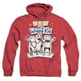 thumbnail image 1 of Diary of a Wimpy Kid Wimpy Kid Group Unisex Adult Pull-Over Heather Hoodie (2X-Large) Red, 1 of 3