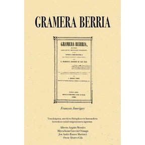 Gramera Berria Diaspora Volume 13 Basque Edition Paperback 1987760581 9781987760583 Franois Jaurguy