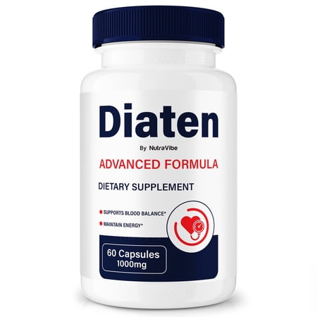 Diaten – Original Formula with a Clean Blend to Support Healthy Circulation, Natural Energy & Balanced Levels | Just 2 Easy-to-Swallow Pills Daily (60 Capsules)