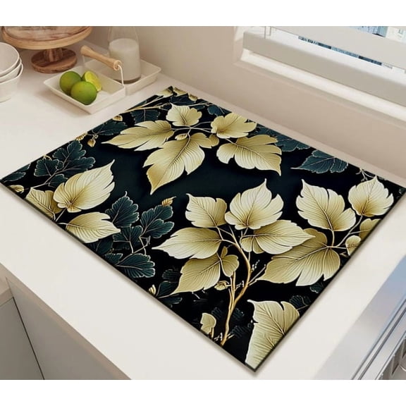 Diatom Mud Absorbent Drainage Mat - Waterproof Kitchen Countertop Protector for Dishes, Stoves, and Sinks