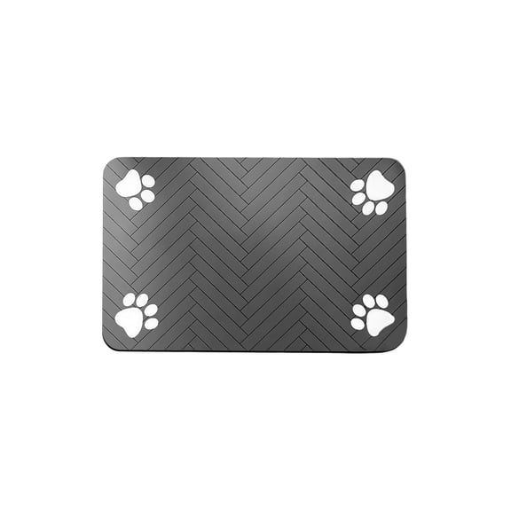 Diatom Mud Pet Meal Mat for Cats Dogs,Feeding Splash-Proof Floor Mat,Dirt Resistant Easy to Maintain,Absorbent Non-Slip Entry Door Mat for Household Use