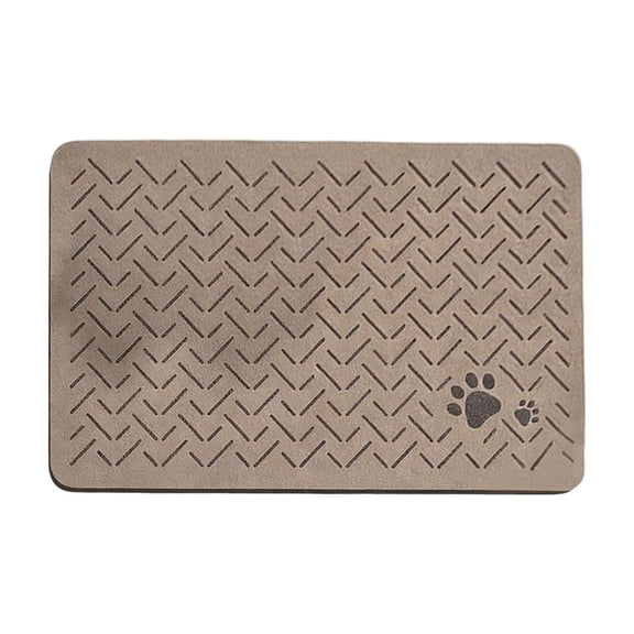Diatom Mud Pet Meal Mat Pet Feeding Splashes Proof Floor Mat Dirt Resist and Easily To Maintain Floor Mat Entrance Door Mat Household Absorbent Nonslip Mat