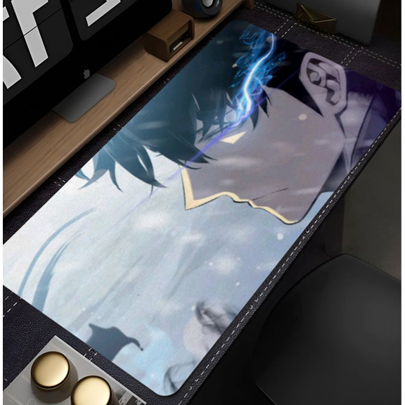 Diatom mud Mouse Pad 75*45CM Large Size,Solo Leveling Theme Mouse Pad PC Mouse Pads with Premium-Textured Mousepad with Non-Slip Base