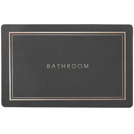 Diatomaceous Bath Mat Quick Dry, Bathroom Mat Non Slip Washable, Super Absorbent Diatomite Bath Mats For Bathroom, Durable Floor Mat Bathroom Rug A4