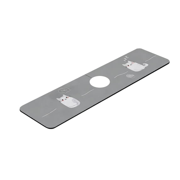 Diatomaceous Earth Absorbent Mat for Kitchen Faucets Spatter-proof and Draining Mat for Sinks and Washbasins Absorbent Mat for Bathroom Countertops