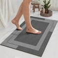 thumbnail image 1 of Diatomaceous Earth Bath Mat, Absorbent Fast Drying Bathroom Rug, Non Slip Rubber Backing Floor Mat for Shower Tub, 1 of 6